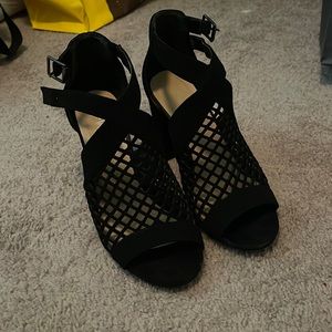 Black heels - size 10